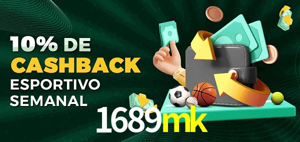 10% de bônus de cashback na 1689mk